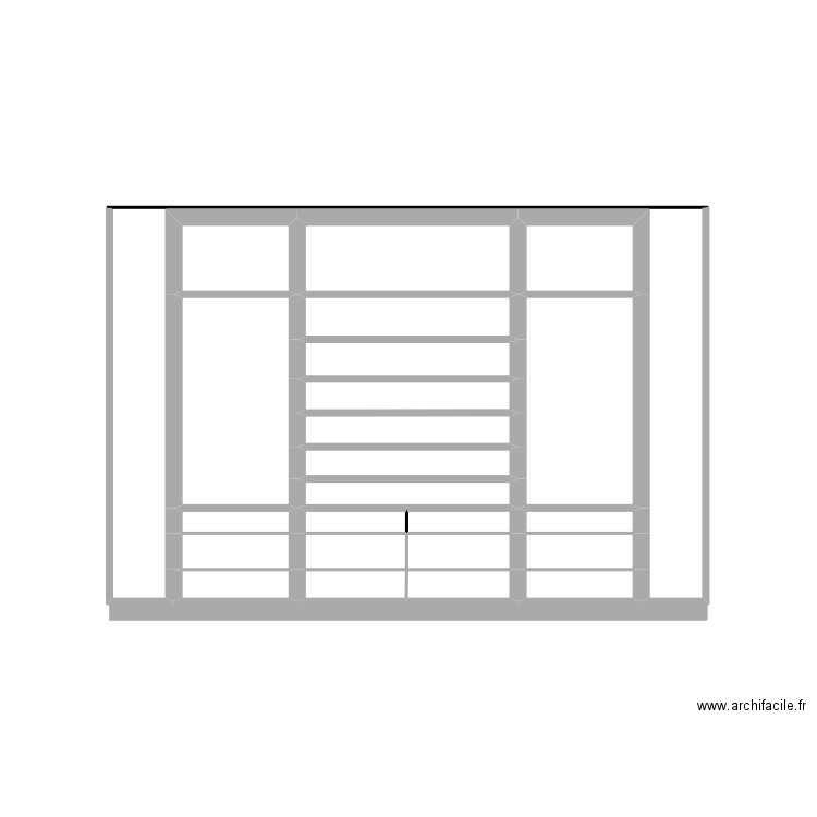 Anatole bibliothèque 6. Plan de 0 pièce et 0 m2