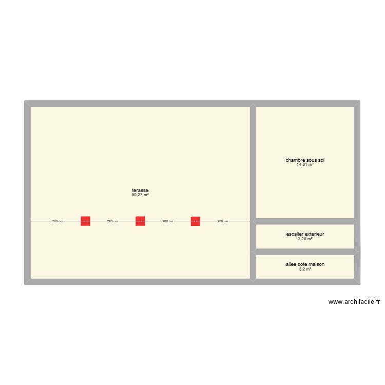 terrasse 2.0. Plan de 0 pièce et 0 m2