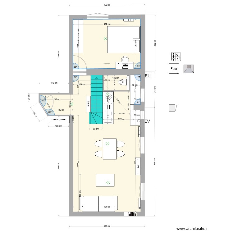 93310 premier archi wc ss esc. Plan de 0 pièce et 0 m2