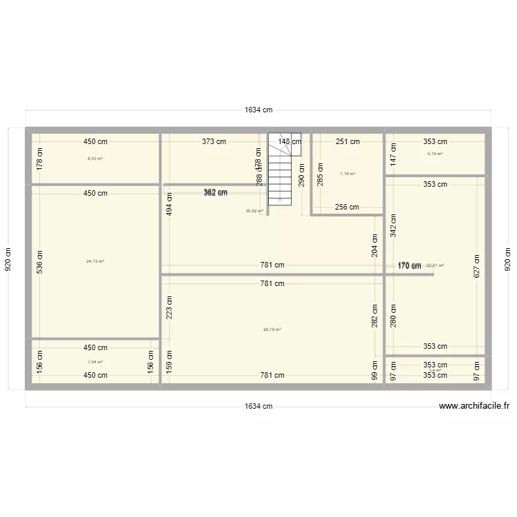 Etage Soues1. Plan de 