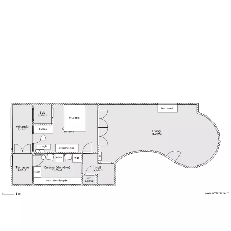 273, Croix Du Feu. Plan de 