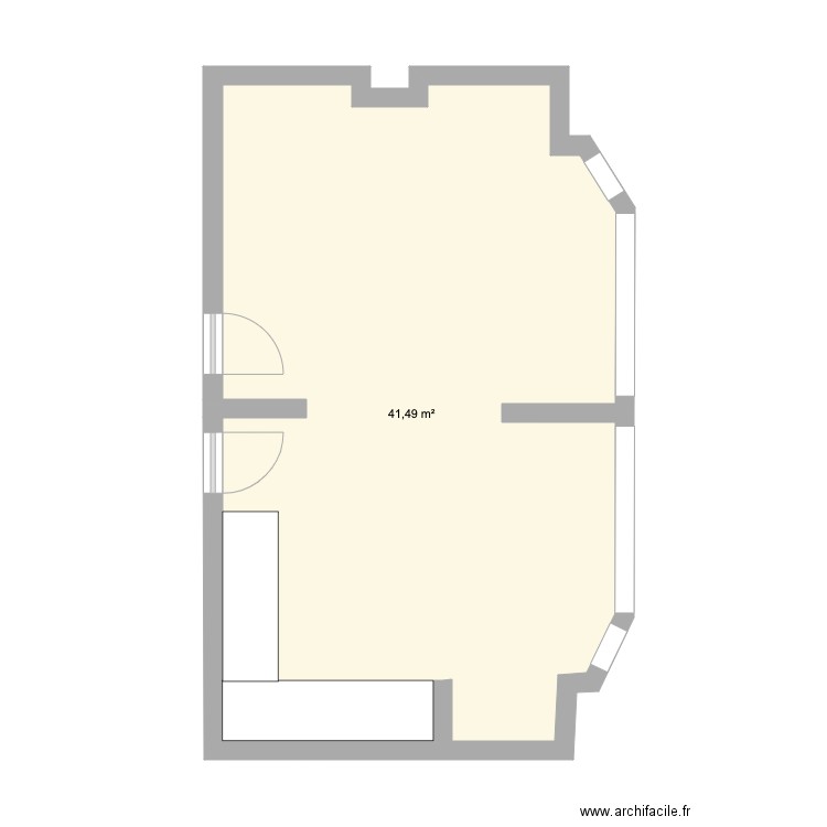 appartement. Plan de 0 pièce et 0 m2