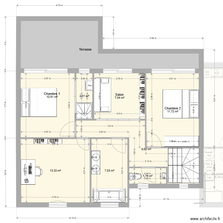 Brillon sans garage. Plan de 0 pièce et 0 m2