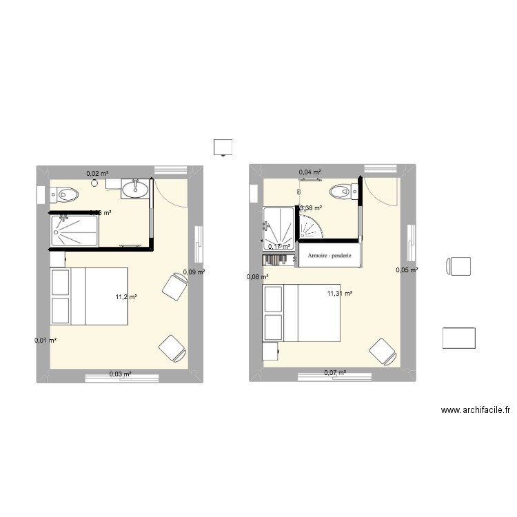 New Studio 03. Plan de 37 pièces et 263 m2