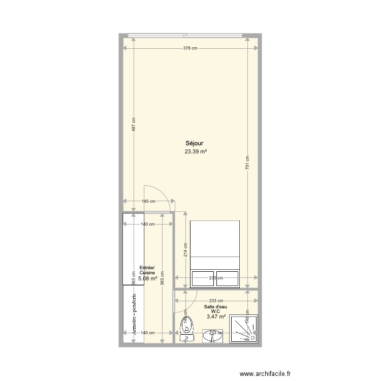 PLAN CASA DEL MAR. Plan de 0 pièce et 0 m2