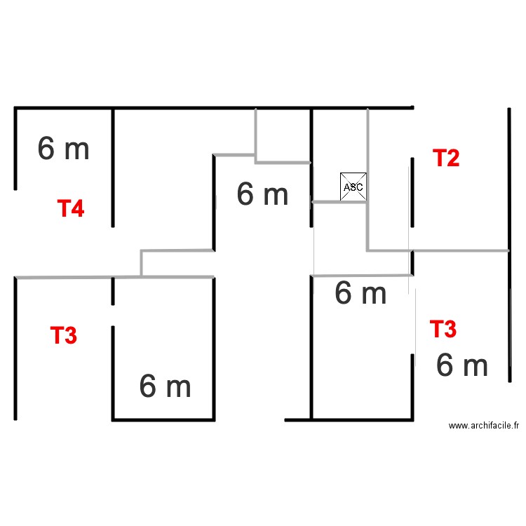 RDC bat a. Plan de 0 pièce et 0 m2