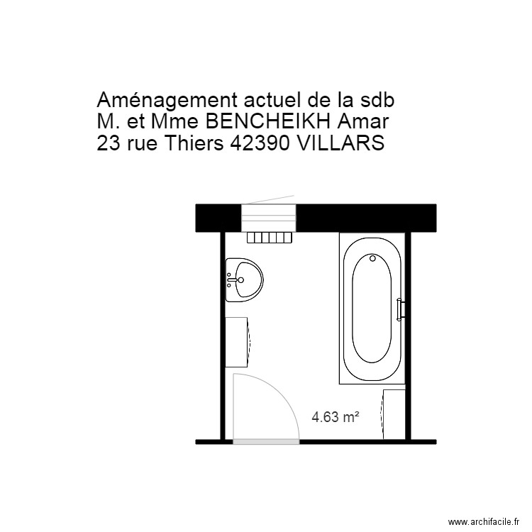 plan BENCHEIKH avt. Plan de 0 pièce et 0 m2