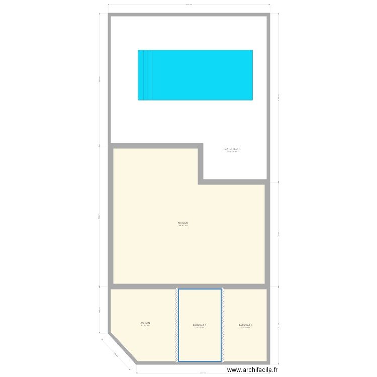 TERRAIN. Plan de 0 pièce et 0 m2