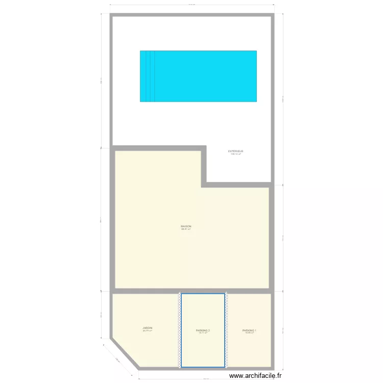 TERRAIN. Plan de 