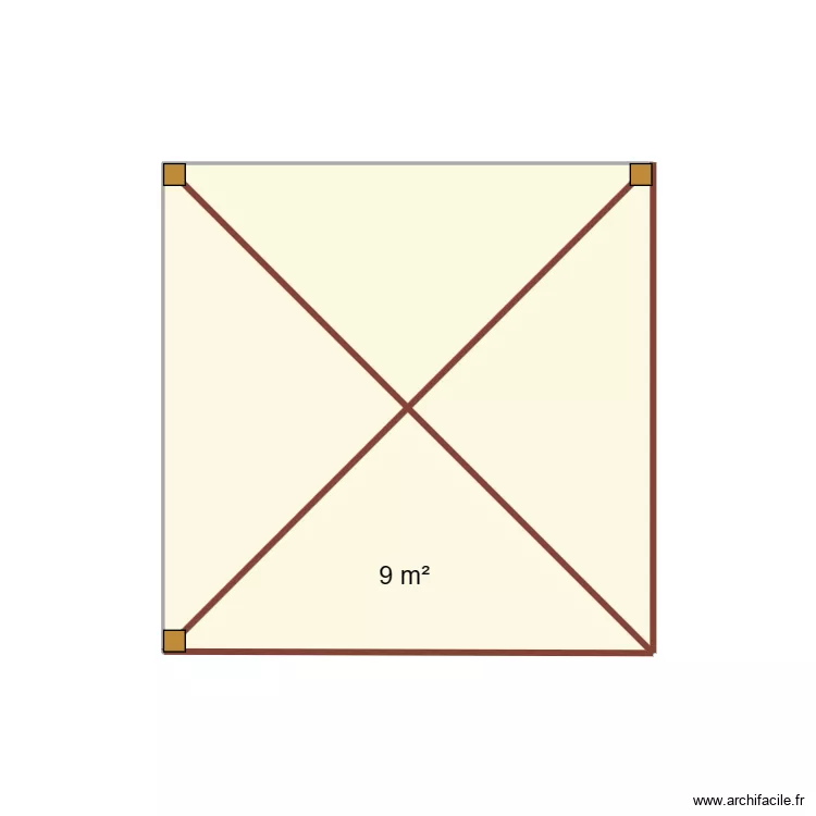 Avanc&eacute;e Abris Jardin 01. Plan de 