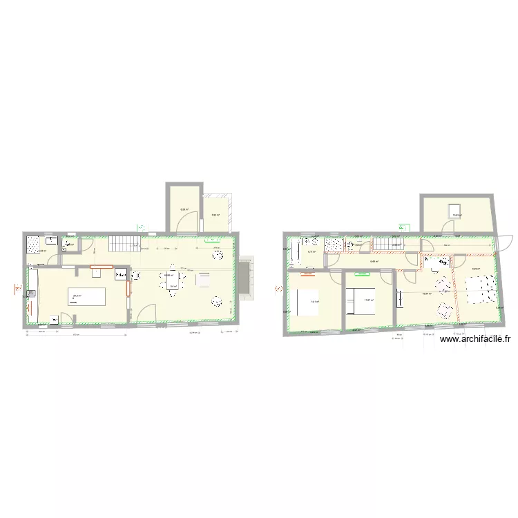 petite maison 3 2 22 &eacute;tage 1 option 6. Plan de 