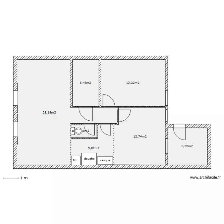 immeuble narbonne 2ème. Plan de immeuble narbonne 2ème. Plan de