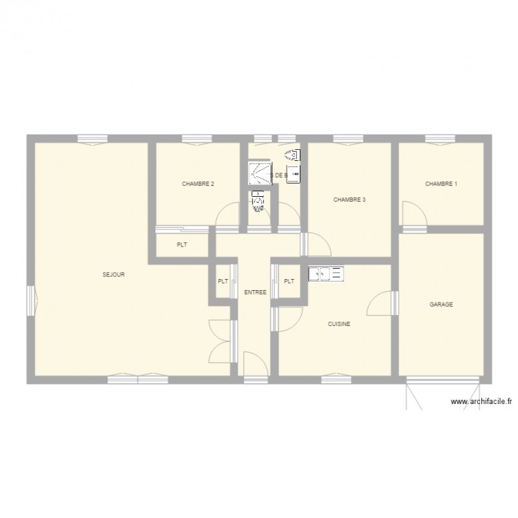 verger. Plan de 0 pièce et 0 m2