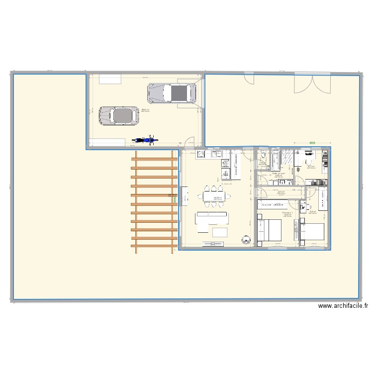 plan projet maison. Plan de 0 pièce et 0 m2