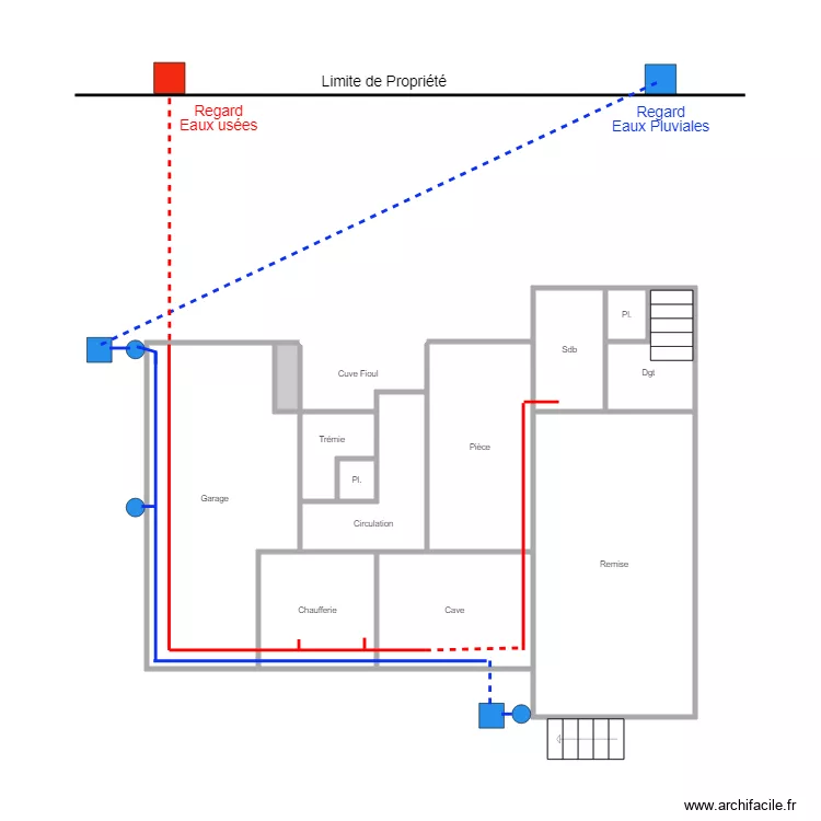 sous sol brizec. Plan de 