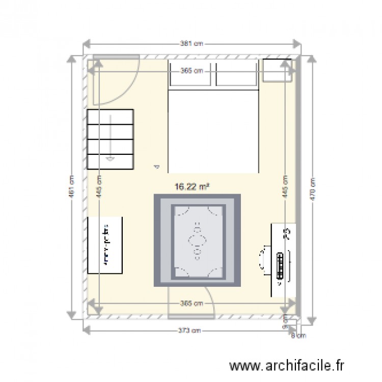 chambre shania. Plan de 0 pièce et 0 m2