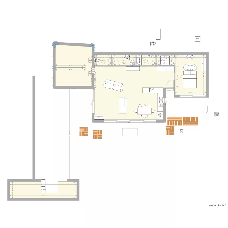 LOUISIERE 3. Plan de 