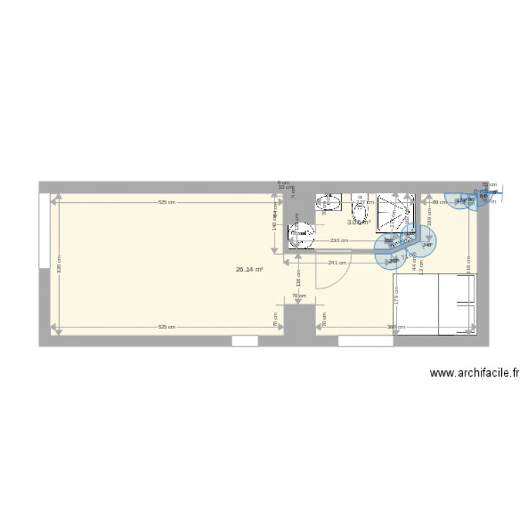 plan  studio martha 4 sdb carre bon plan. Plan de 0 pièce et 0 m2