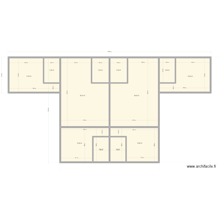 Haumi maisons jumelées. Plan de 0 pièce et 0 m2