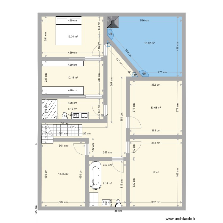 Maison Aumont mesures ok version 0111. Plan de 0 pièce et 0 m2