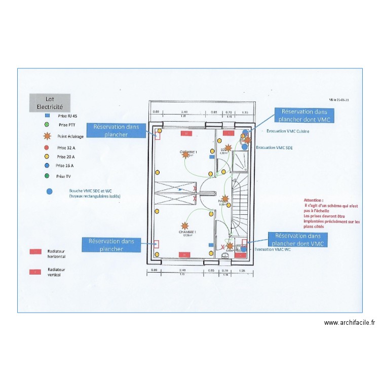 Beranger etage 2. Plan de 0 pièce et 0 m2