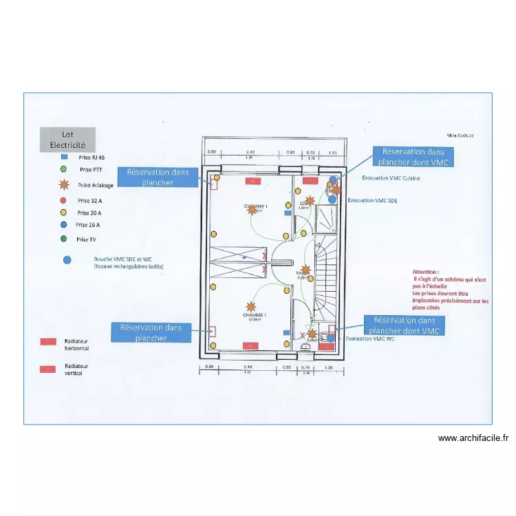 Beranger etage 2. Plan de Beranger etage 2. Plan de