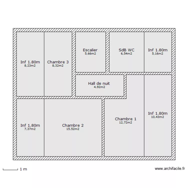 Combles2. Plan de 