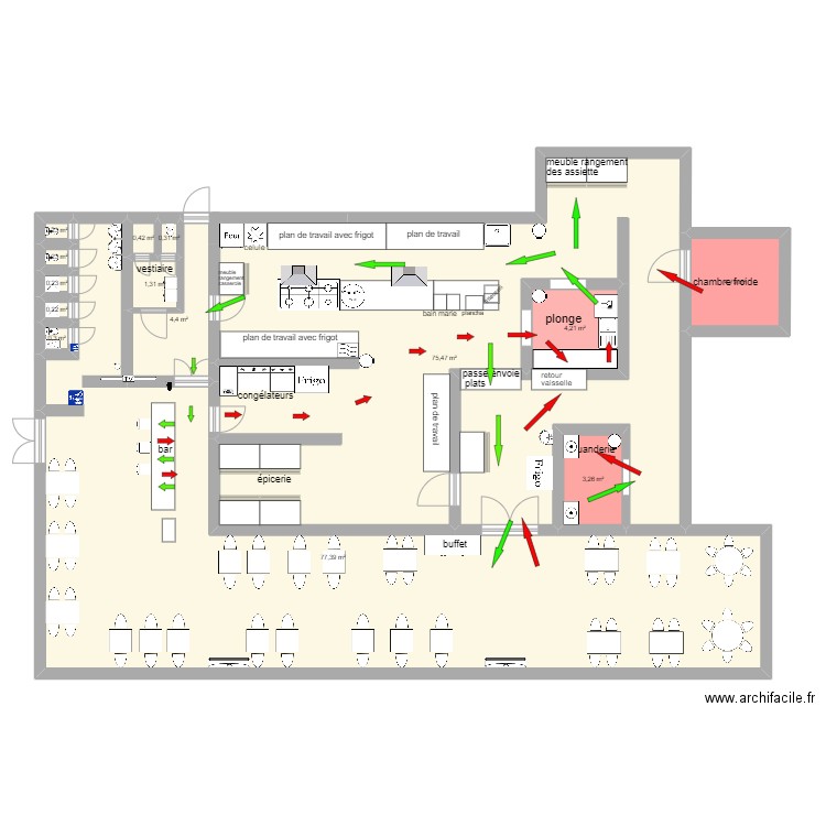cuisine du turc (ulas dogan). Plan de 0 pièce et 0 m2