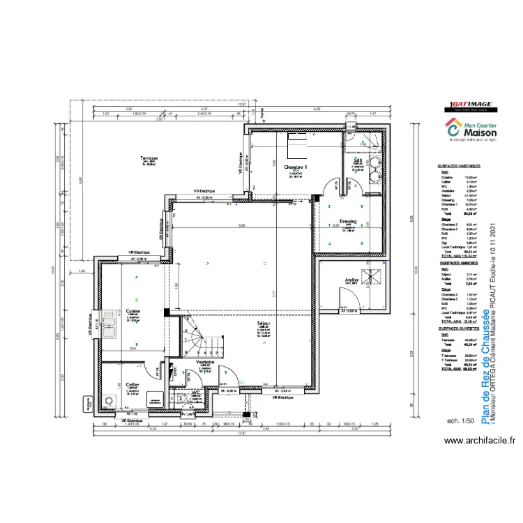 CLEM ET ELODIE 1. Plan de 0 pièce et 0 m2 CLEM ET ELODIE 1. Plan de 0 pièce et 0 m2