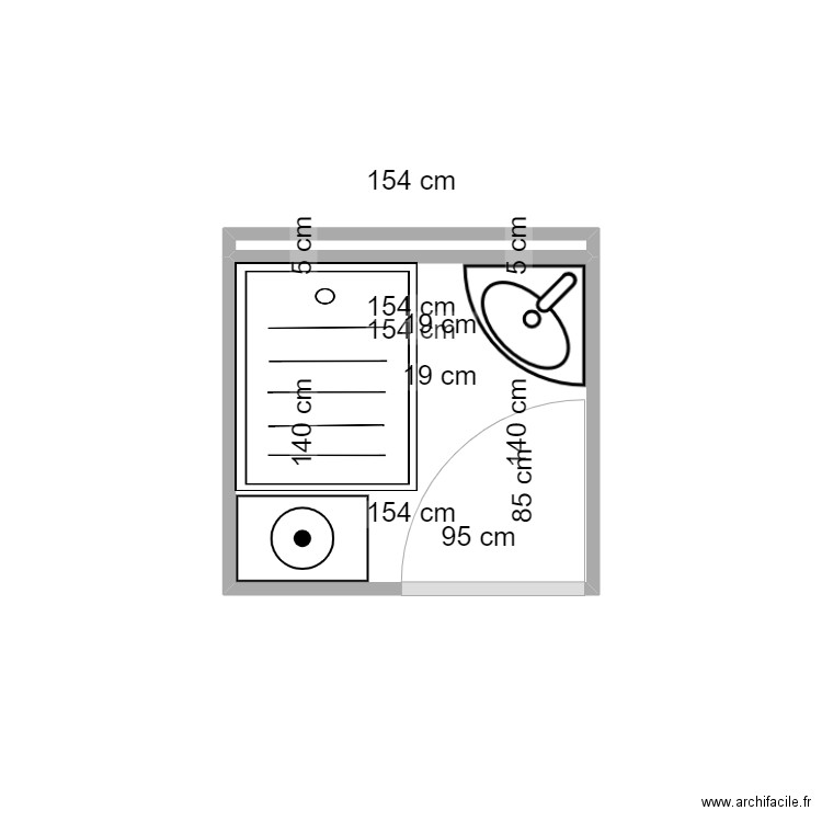 demi. Plan de 0 pièce et 0 m2