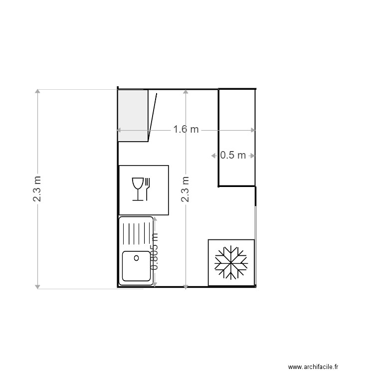 cuisine martine. Plan de 0 pièce et 0 m2