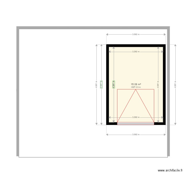 GARAGE. Plan de 0 pièce et 0 m2