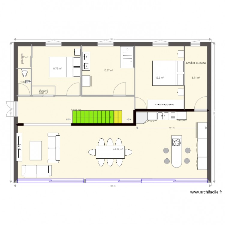 MAISON JFP RDC VERS B. Plan de 0 pièce et 0 m2