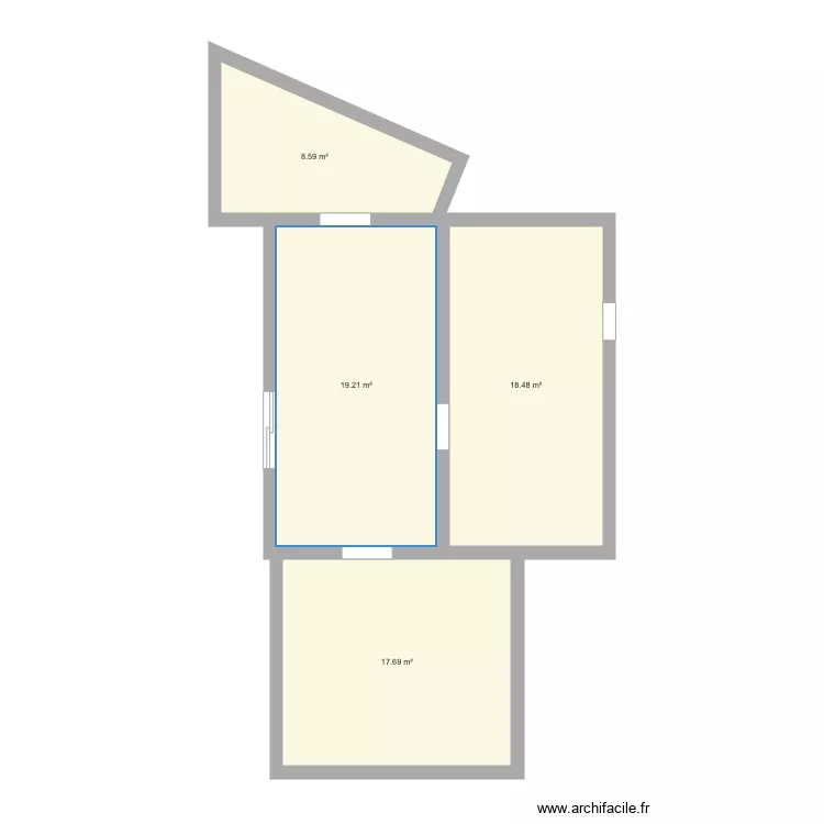 existant sous sol scudo V1. Plan de existant sous sol scudo V1. Plan de