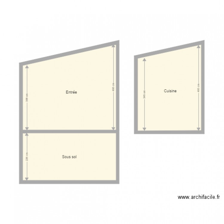 Plan coupe Cornu. Plan de 0 pièce et 0 m2