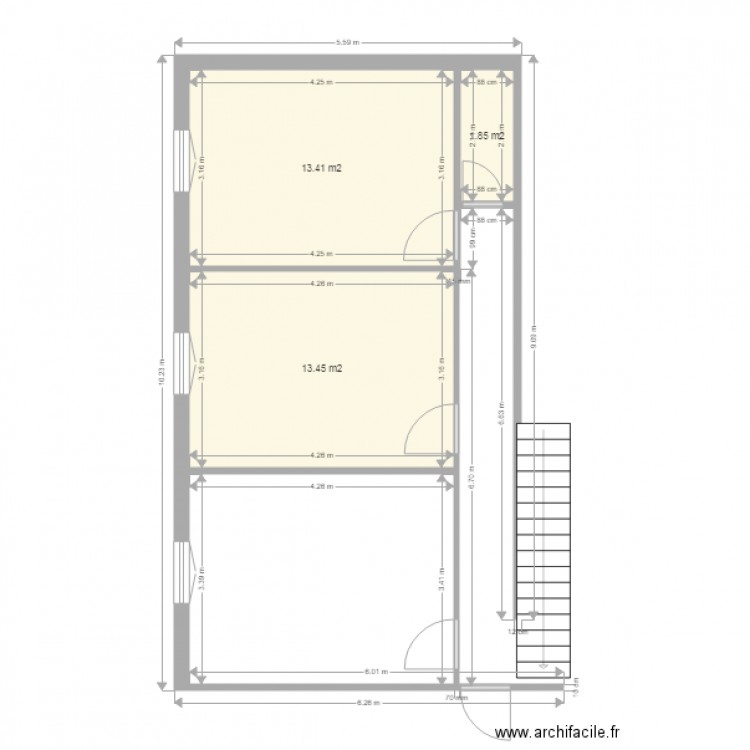 etage maintenant. Plan de 0 pièce et 0 m2