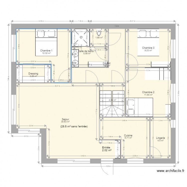 maison 607A. Plan de 0 pièce et 0 m2