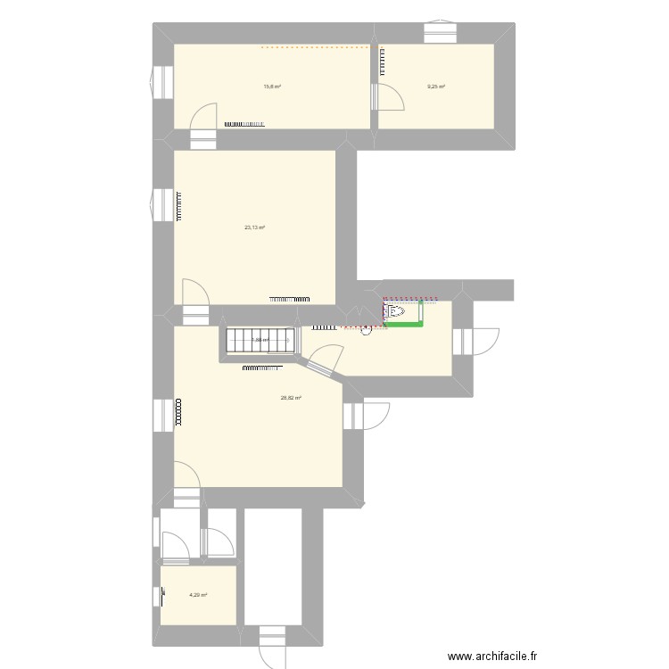 tekening huis 22 sept23. Plan de 0 pièce et 0 m2