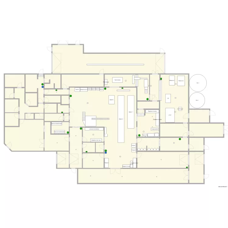 Criculation D&eacute;chet. Plan de 