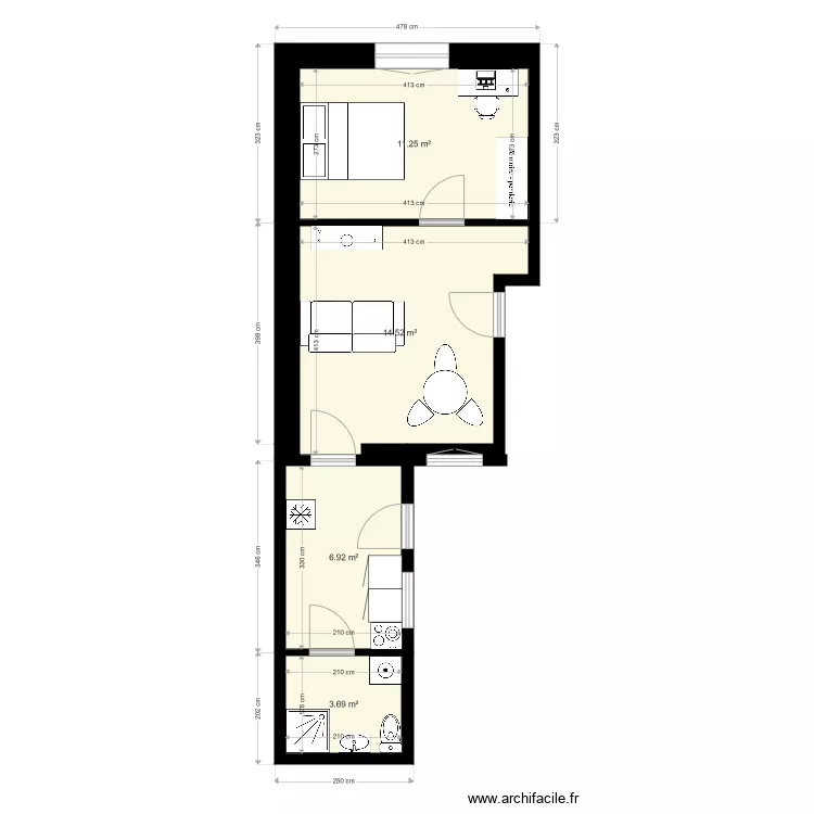 taffo  alsasce rdc . Plan de 