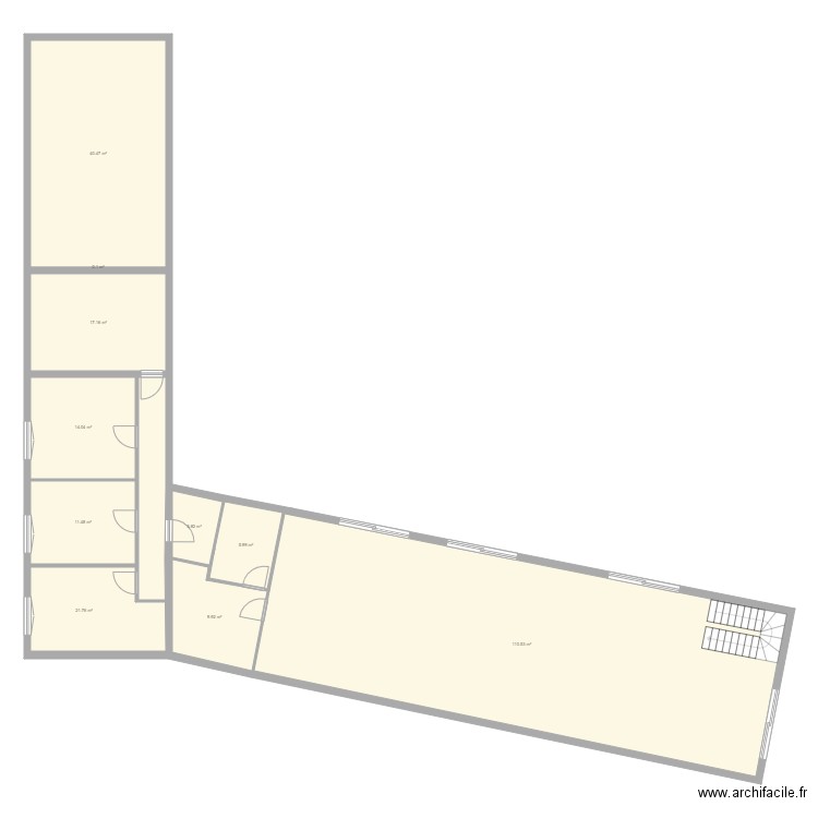 Maison Francières. Plan de 0 pièce et 0 m2