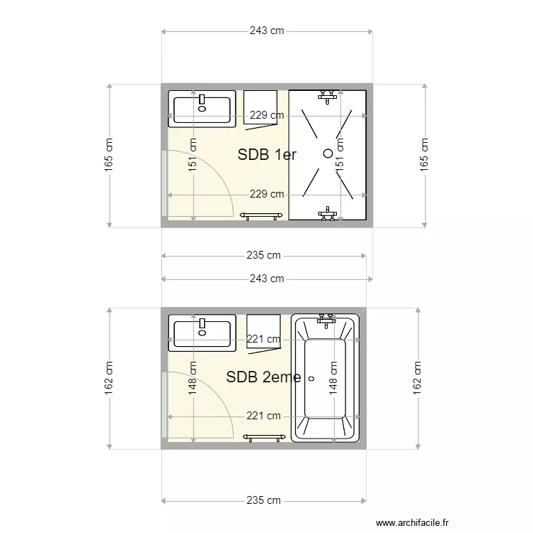 sdb LESO. Plan de 