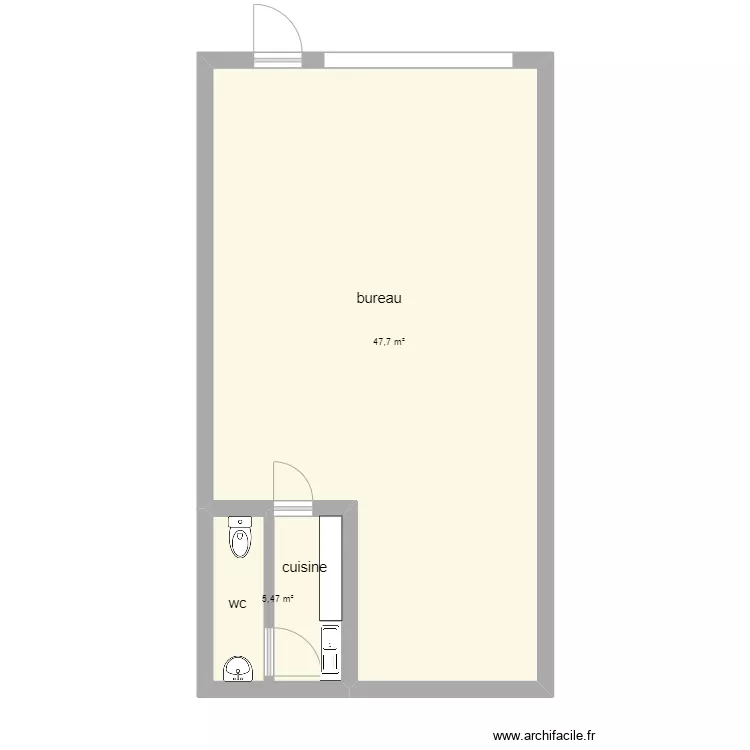 Bureau Axes Plan. Plan de Bureau Axes Plan. Plan de