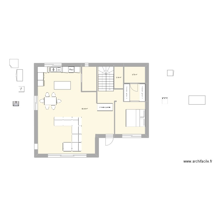 rdcvrai. Plan de 0 pièce et 0 m2