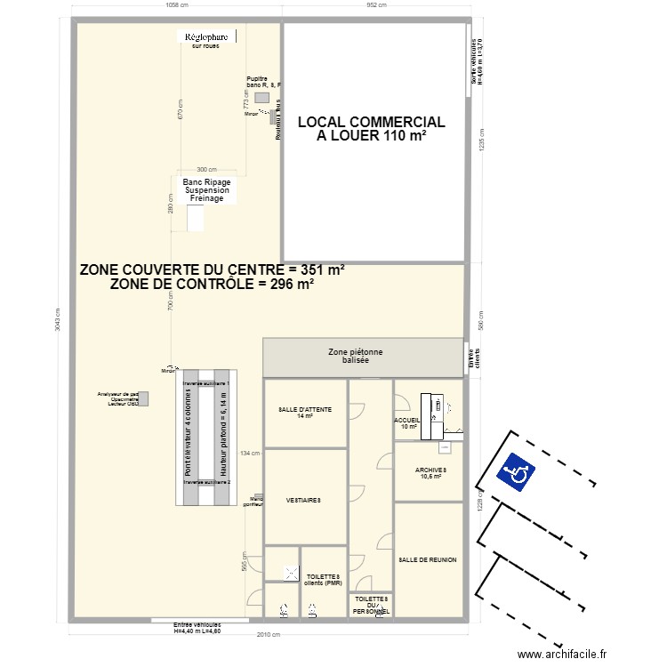 CCT VL MONCONTROLETECHNIQUE LIGNY EN CAMBRESIS. Plan de 0 pièce et 0 m2