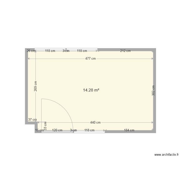 detente. Plan de 0 pièce et 0 m2