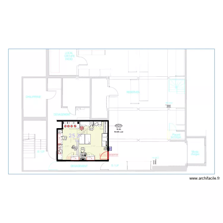 St Jorioz V1. Plan de 