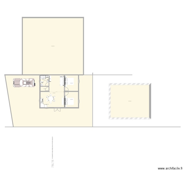 1ERE FOURNITURE FONDATION. Plan de 0 pièce et 0 m2