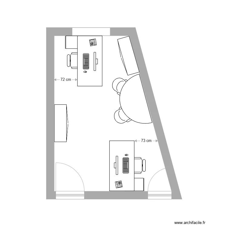 Bureau Communication Mairie. Plan de 
