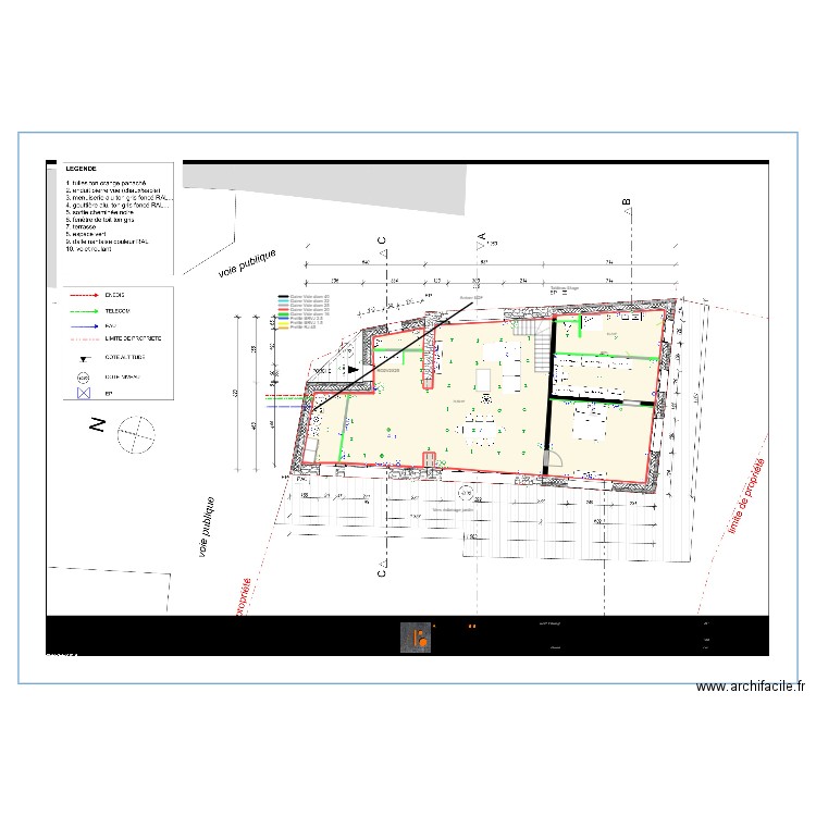 Sandra et Max Diam 40 FILERIE RDC . Plan de 11 pièces et 182 m2